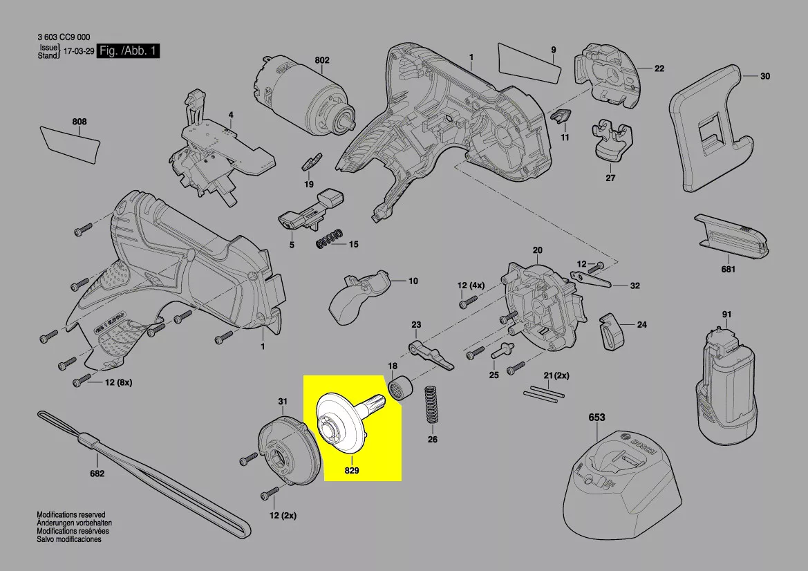 Arbre de transmission réf. 1 600 A00 JK1 Bosch